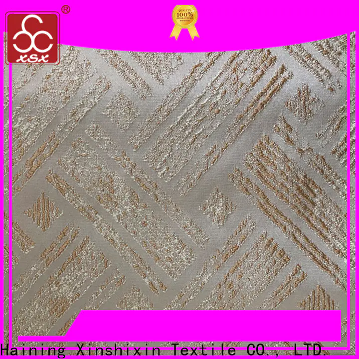 XSX mazeshaped 100 percent polyester fabric manufacturers for Sofa
