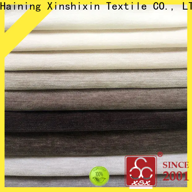 XSX wholesale textured chenille fabric factory for home-furnishing