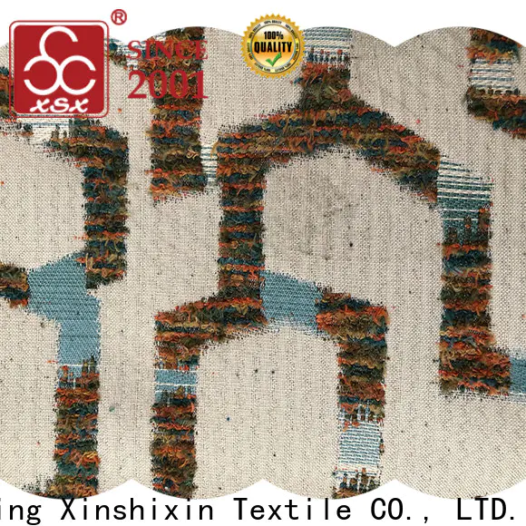 XSX new navy drapery fabric factory for Hotel