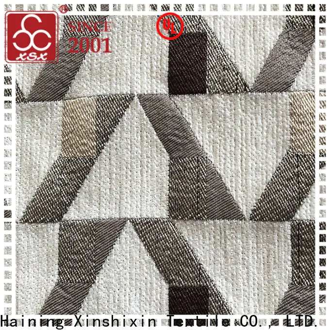 XSX ribbed chenille fabric factory for Home Textile