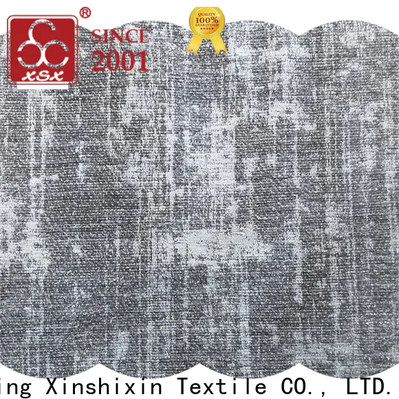 XSX woven upholstery material for sofas company for Bedding