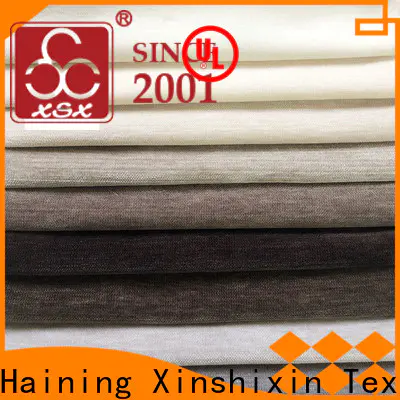 XSX custom polyester sofa material suppliers for Hotel