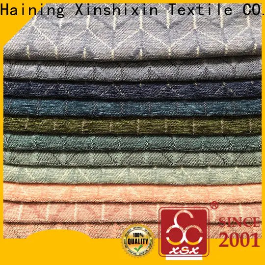 XSX knitting geometric fabric manufacturers for Bedding
