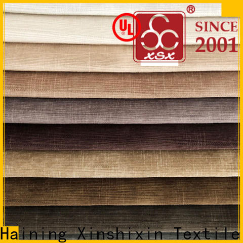 XSX top 100% polyester fabric manufacturers for Sofa