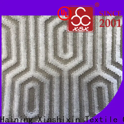 latest geometric upholstery fabric s19050a factory for couch