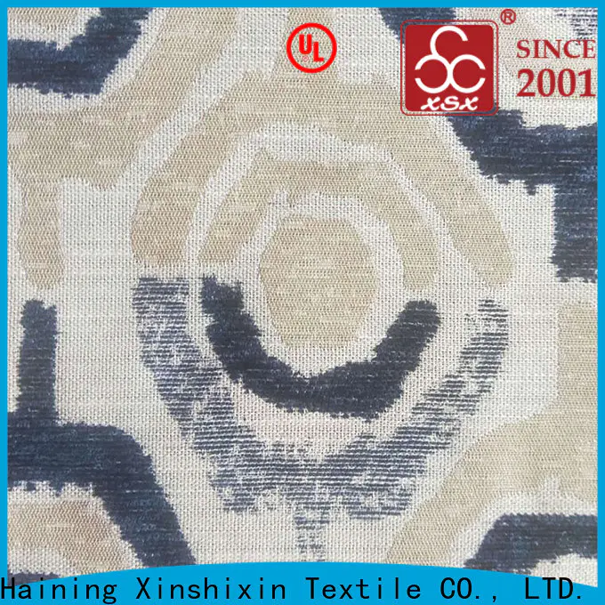 XSX knitting polyester drapery fabric for business for couch