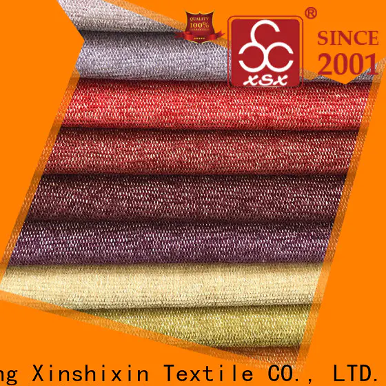 XSX textured curtain fabric supply for Sofa