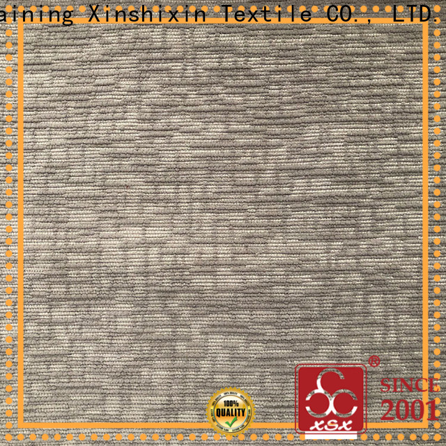 XSX density polyester sofa material factory for Hotel