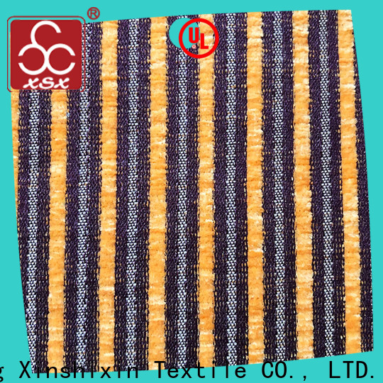 XSX new chenille fabric wholesale supply for couch