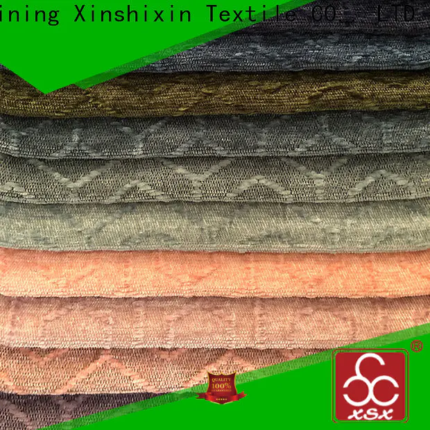 XSX top chenille velvet upholstery fabric company for couch