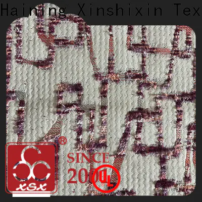 XSX chenille cushion fabric company for Furniture