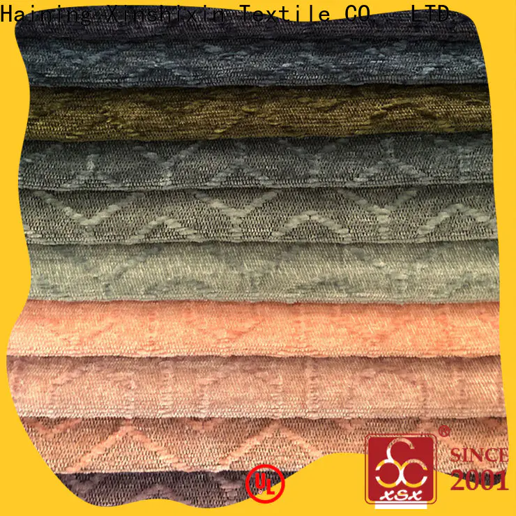 XSX new yellow drapery fabric factory for Sofa