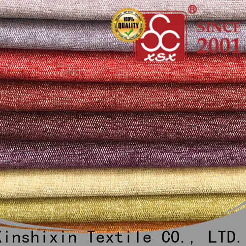 XSX Textile new polyester velvet factory for Sofa