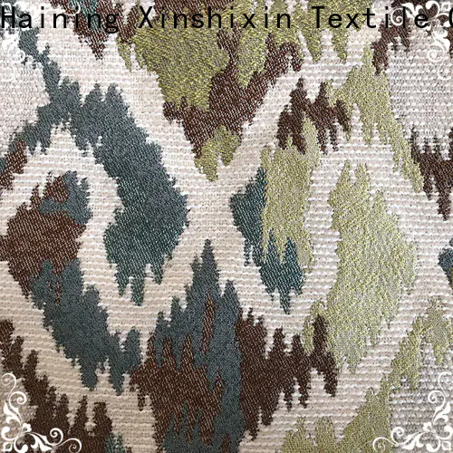 XSX Textile top paisley chenille upholstery fabric factory for Furniture