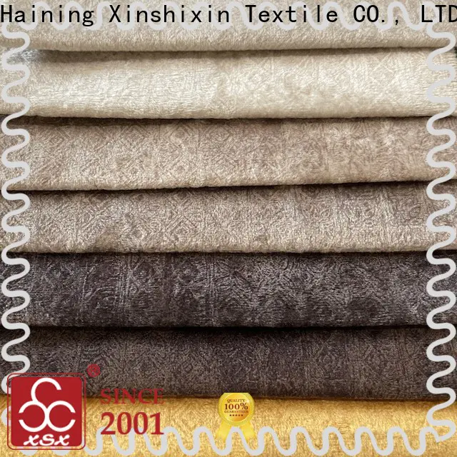 XSX Textile new white velvet upholstery fabric manufacturers for Home Textile