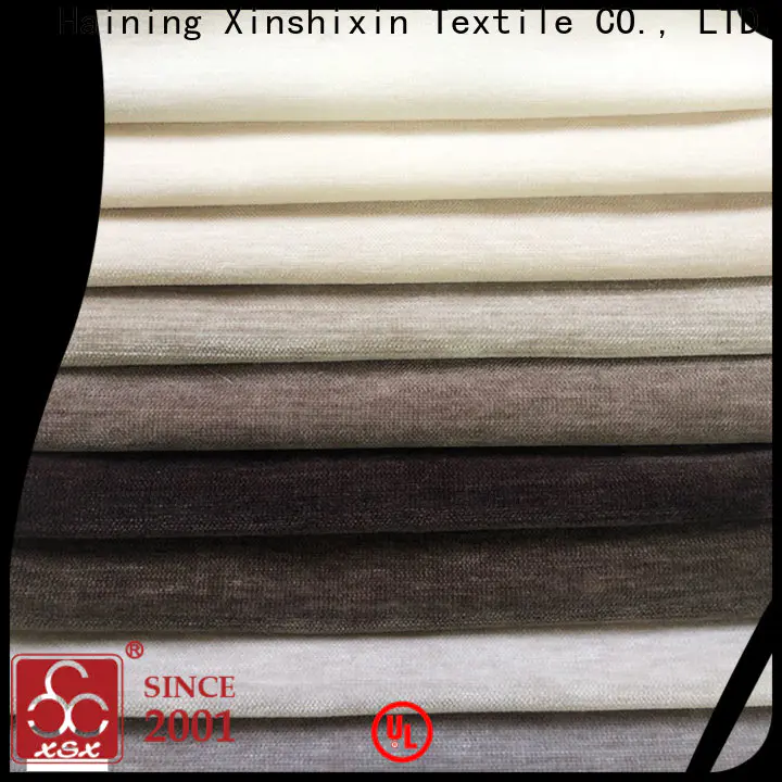 XSX Textile strip ribbed chenille fabric for business for Cushion Cover