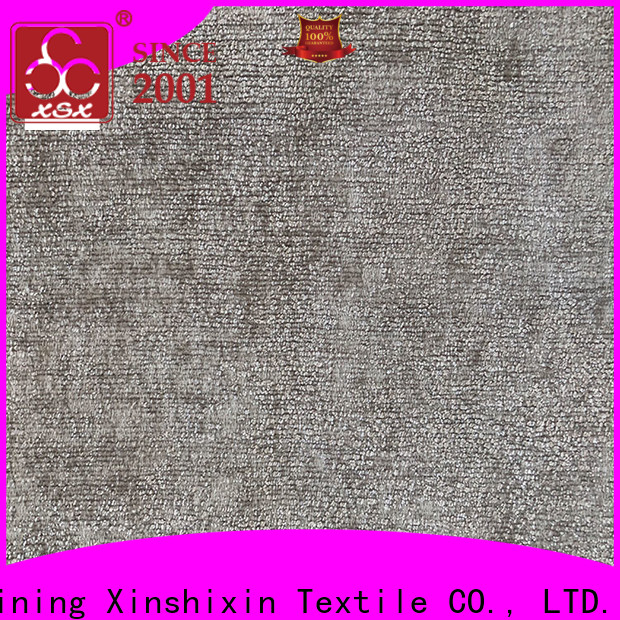 XSX Textile chenille fabric manufacturer factory for Bedding