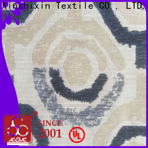XSX Textile high-quality orange curtain fabric for Cushion Cover
