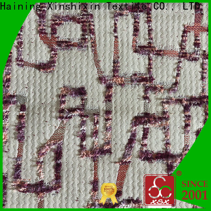 XSX Textile custom animal print upholstery fabric chenille for Sofa