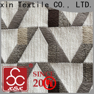 XSX Textile custom orange chenille fabric suppliers for Curtain