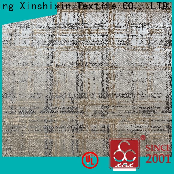 XSX Textile high-quality geometric upholstery fabric factory for Curtain