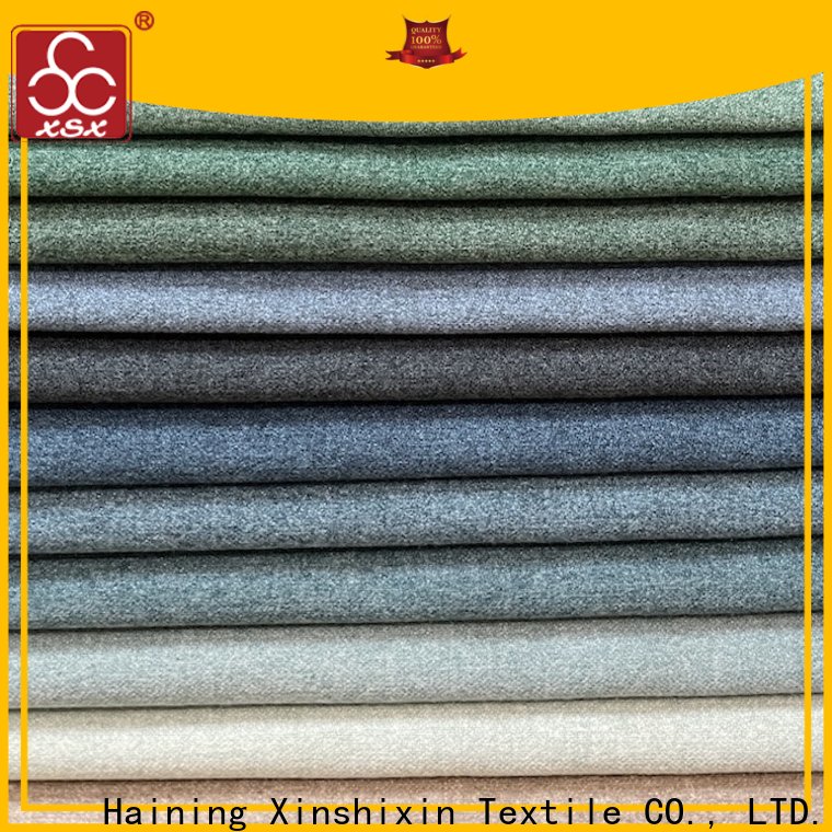 XSX Textile textured curtain fabric suppliers for Sofa