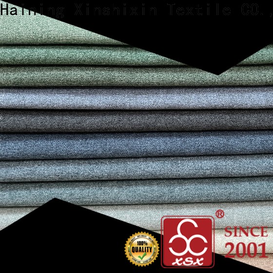 XSX Textile velvet red cotton velvet fabric factory for Furniture