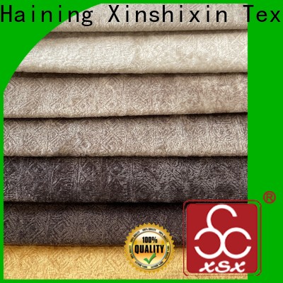 XSX Textile high-quality red chenille upholstery fabric factory for Cushion Cover