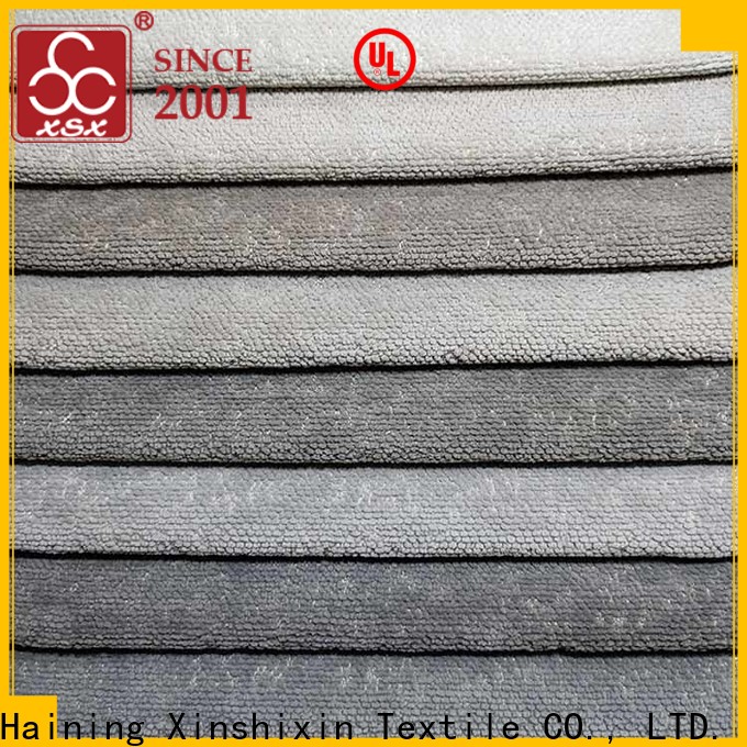 XSX Textile elegant white chenille fabric for Cushion Cover