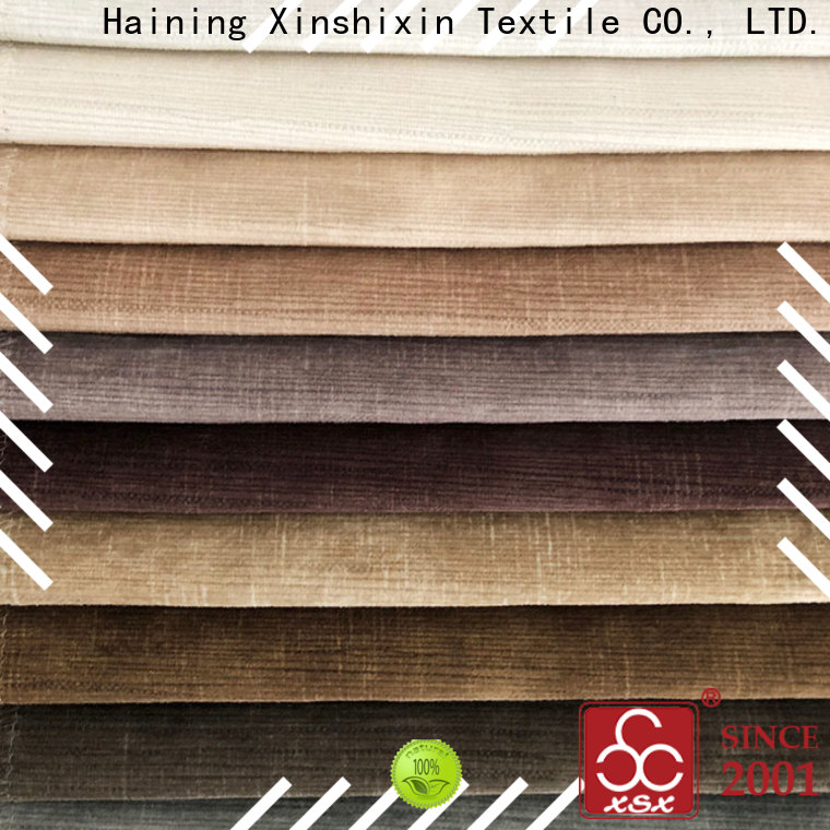 XSX Textile custom deep red velvet fabric company for Curtain