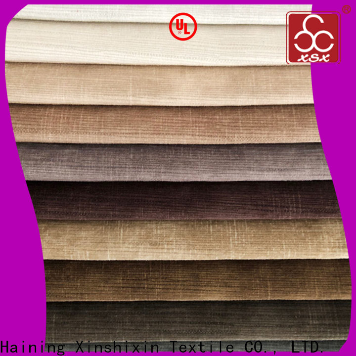 XSX Textile metallic yellow drapery fabric company for Curtain