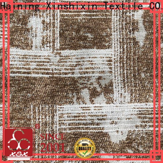 XSX Textile delicate vintage plaid upholstery fabric supply for Hotel