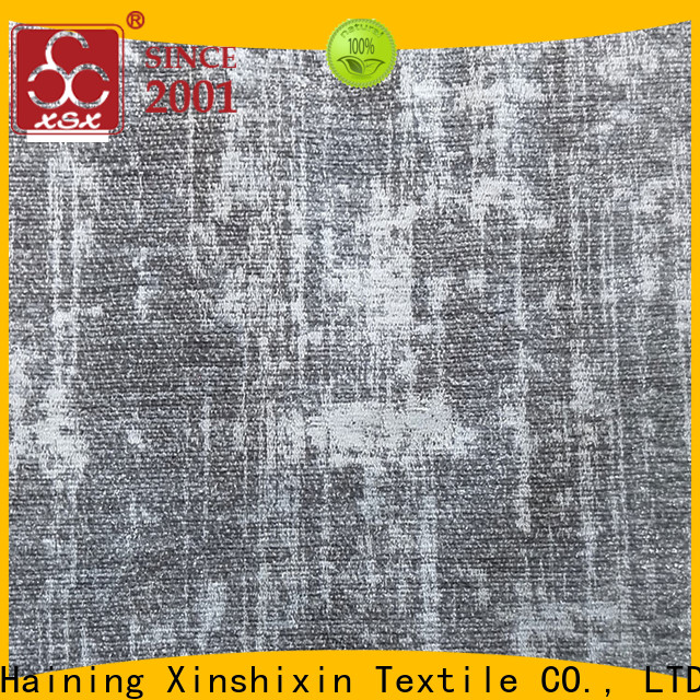 XSX Textile maze 10 ounce chenille white fabric suppliers for home-furnishing
