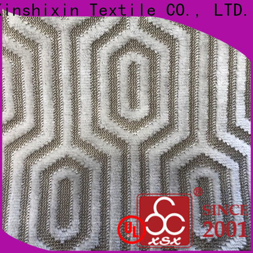 high-quality polyester velvet upholstery fabric stripe for business for Furniture