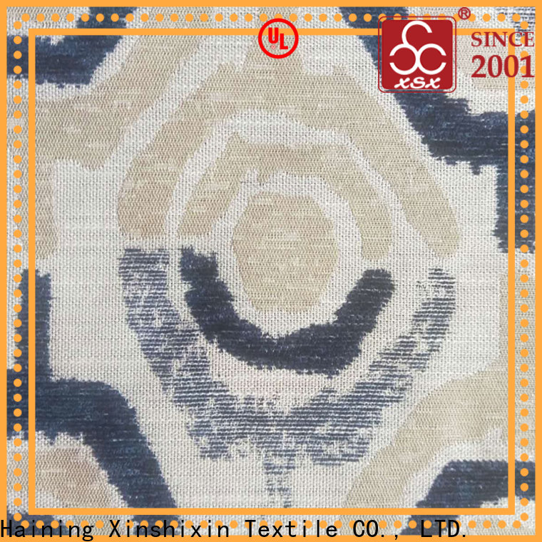 XSX Textile semiplain chair fabric factory for Furniture