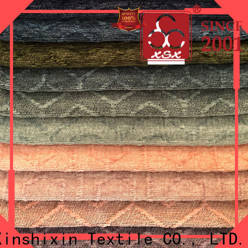 XSX Textile top polyester velvet fabric for Furniture