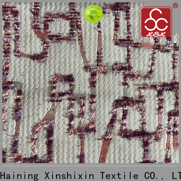 XSX Textile rich chenille jacquard fabric for business for Furniture