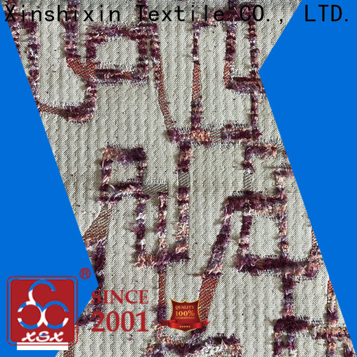 XSX Textile top chenille tweed manufacturers for Home Textile