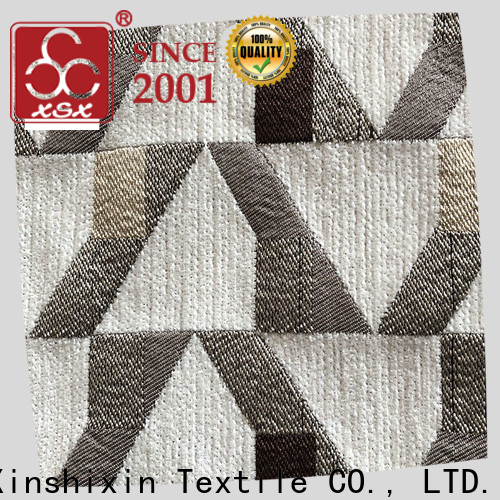 XSX Textile density black and gold upholstery fabric supply for Hotel