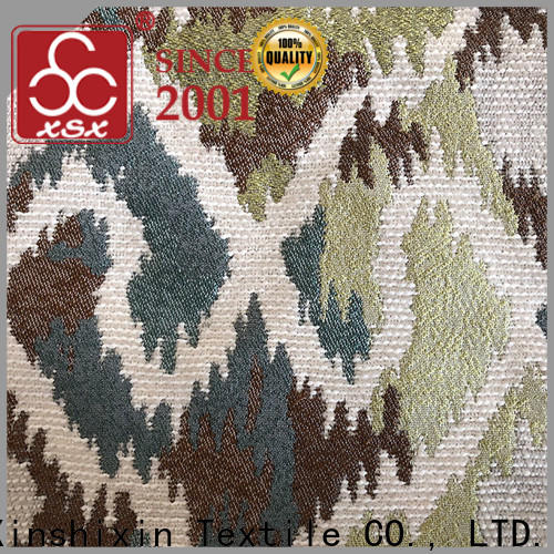 floral chenille upholstery fabric stripe supply for home-furnishing