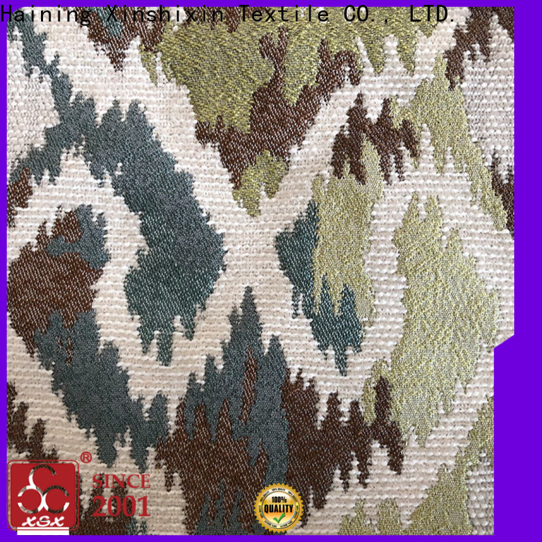 custom woven chenille fabric jacquard for couch
