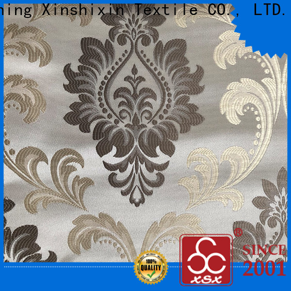 XSX Textile chenille upholstery material for sofas supply for Hotel