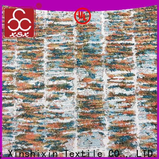 XSX Textile delicate interior design fabric company for Sofa