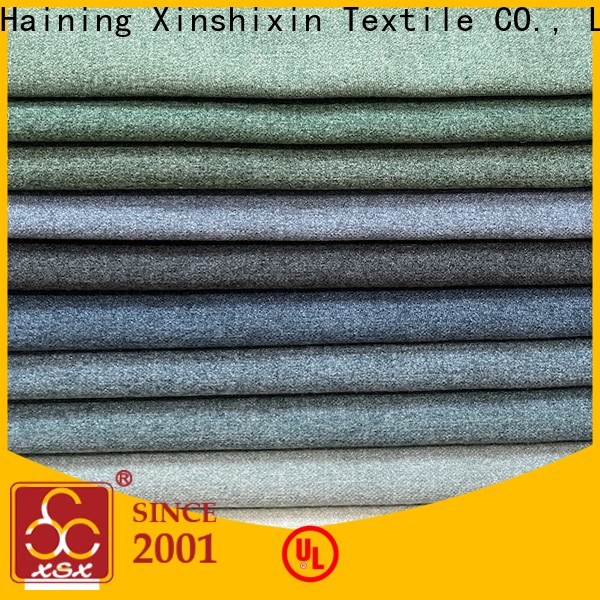 XSX Textile tones polyester chenille fabric for couch