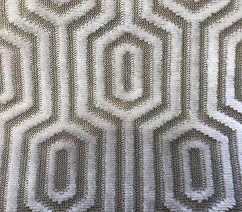 3D Effect Hexagonal Shaped Jacquard Knitting Velvet Upholstery Fabric Wholesale WD19179A