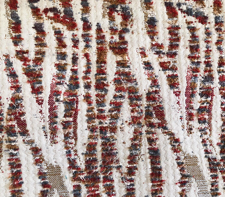 Chenille Upholstery Fabric Woven By Space-dyed Feather Yarns