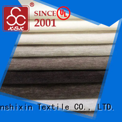 XSX latest grey chenille fabric factory for home-furnishing